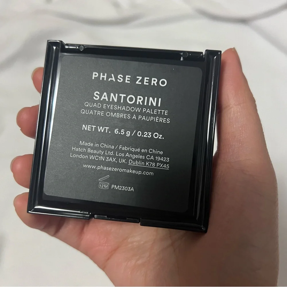 phase zero santorini quad eyeshadow Sep sale